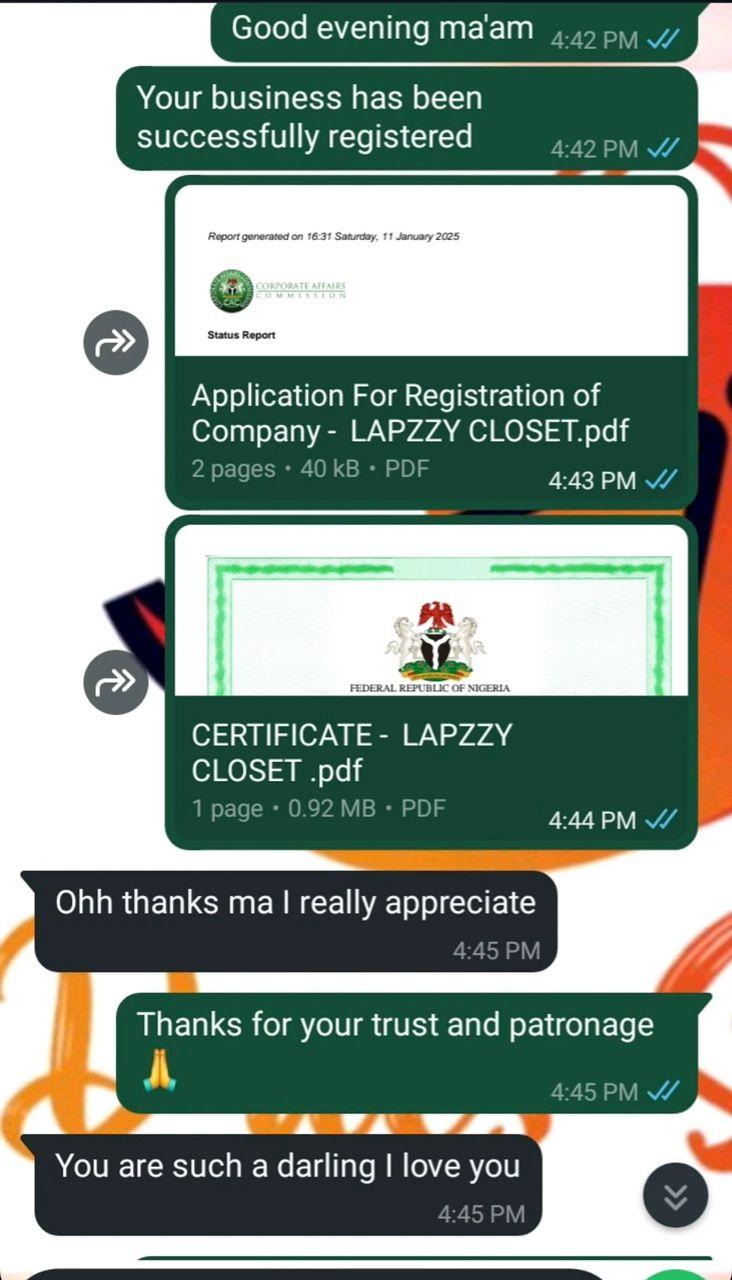 WhatsApp review — Lapzzy Closet